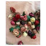 Artificial Flower Mixed Lot - Bouquets, Stems & Rose Heads