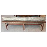 Vintage John Stuart Upholstered Bench