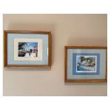 Jonathan Bethel Framed Prints Hope Town Ride & Walking Down Bay (Lot of 2)