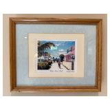 Jonathan Bethel Framed Prints Hope Town Ride & Walking Down Bay (Lot of 2)