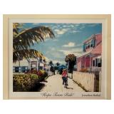 Jonathan Bethel Framed Prints Hope Town Ride & Walking Down Bay (Lot of 2)