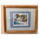 Jonathan Bethel Framed Prints Hope Town Ride & Walking Down Bay (Lot of 2)