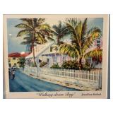 Jonathan Bethel Framed Prints Hope Town Ride & Walking Down Bay (Lot of 2)