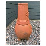 Terracotta Chiminea Outdoor Fireplace