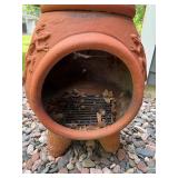 Terracotta Chiminea Outdoor Fireplace