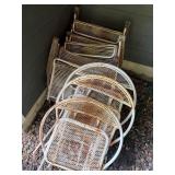 Metal Patio Table & Chairs Set (Lot of 6)