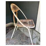 Metal Patio Table & Chairs Set (Lot of 6)