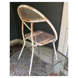 Metal Patio Table & Chairs Set (Lot of 6)