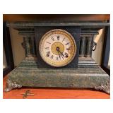 Vintage Welch Mantel Clock With Key