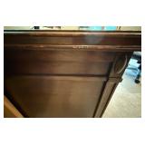 Wood Executive Desk With Multiple Drawers