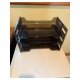 2-Drawer Locking File Cabinet With Desktop Organizer