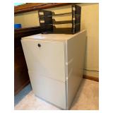 2-Drawer Locking File Cabinet With Desktop Organizer