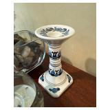 Mixed Lot Decorative Glass Candleholders & Angel Figurines