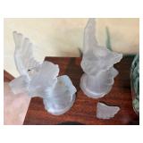 Mixed Lot Decorative Glass Candleholders & Angel Figurines