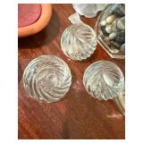 Mixed Lot Decorative Glass Candleholders & Angel Figurines