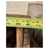 Vintage Elto Wooden Firewood Crate With Logs