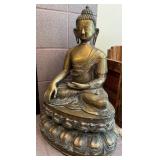 Large Seated Buddha Statue 27 in