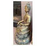 Large Seated Buddha Statue 27 in