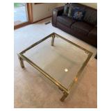 Brass Glass Coffee Table