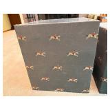 Pair of Upholstered Cube End Tables