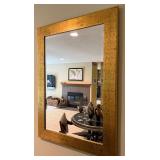 Gold Finish Wall Mirror 31" W X 44" H
