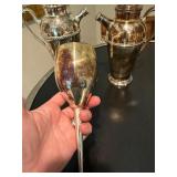 F.B. Rogers Silver Plate Cocktail Shakers & Goblet Mixed Lot