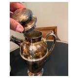F.B. Rogers Silver Plate Cocktail Shakers & Goblet Mixed Lot