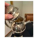 F.B. Rogers Silver Plate Cocktail Shakers & Goblet Mixed Lot
