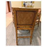Round Pedestal Pub Table & 3 Arm Chairs