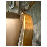 Round Pedestal Pub Table & 3 Arm Chairs