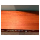 Wood Bookcase Room Divider With Open Shelves