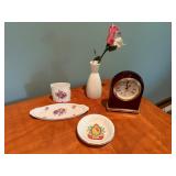 Howard Miller Clock & Cauldon, Victoria Porcelain Mixed Lot