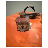 Mixed Decorative Lot of 5 With Pair of Ceramic Table Lamps