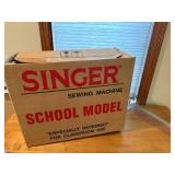 Singer School Model Electronic Sewing Machine w/ Pedal Box Untested