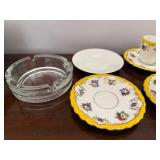 Porcelain Floral Mugs (Set of 4)