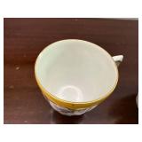 Porcelain Floral Mugs (Set of 4)