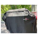 Mr. Steak Propane Gas Grill w Side Burner Infrared 5 Knob Cabinet
