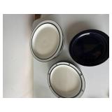 Dansk Bistro Japan Stoneware Mixed Dinnerware Set 24 Pc Blue White