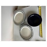 Dansk Bistro Japan Stoneware Mixed Dinnerware Set 24 Pc Blue White