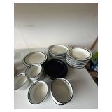 Dansk Bistro Japan Stoneware Mixed Dinnerware Set 24 Pc Blue White