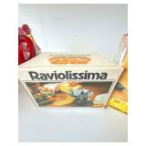 Marcato Atlas 150 Pasta Maker & Raviolissima Boxed Italy Lot