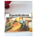 Marcato Atlas 150 Pasta Maker & Raviolissima Boxed Italy Lot