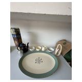 Vintage Mixed Decor Lot Lenox Kingsley Belleek Pottery Serving Pieces