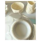 Vintage Mixed Decor Lot Lenox Kingsley Belleek Pottery Serving Pieces