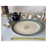 Vintage Mixed Decor Lot Lenox Kingsley Belleek Pottery Serving Pieces