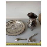 WMF Ikora Germany Silverplate Pitcher Tray Spoon Mixed Tableware Lot