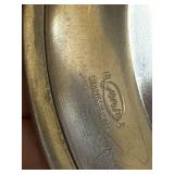 Vintage Pewter & Silverplate Serveware Lot Trays Plate Pitcher 4pc