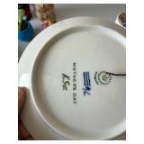 Vintage Mixed Pottery Porcelain Lot Royal Copenhagen Fire-King Plate