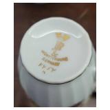 Porcelain Floral Mugs (Set of 4)