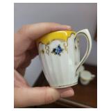 Porcelain Floral Mugs (Set of 4)